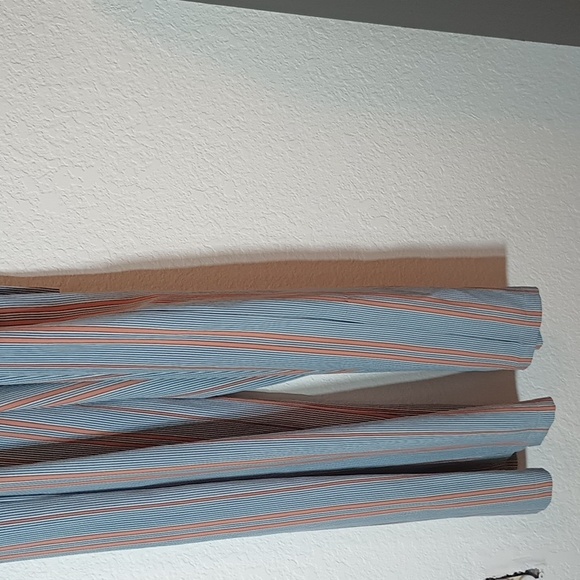 NWT June & Hudson blue & orange stripe jumper spring brunch summer casual - Picture 5 of 7